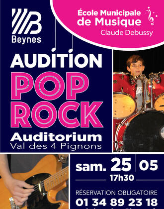 Affiche concert pop rock 25_05
