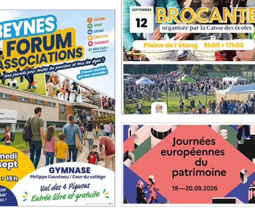 LES RDV DE SEPTEMBRE