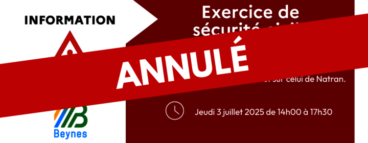 exercice securité annulation