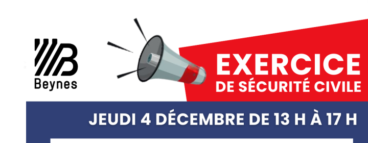 visuel exercice de sécurité civile 04/12