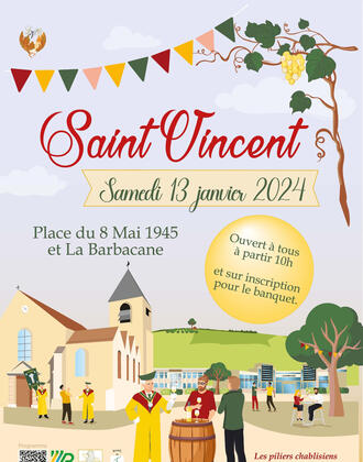 Affiche Saint Vincent Janvier 2024