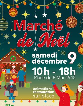 Affiche marché de noël 2023
