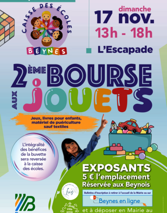 Affiche Bourse aux jouets 2024