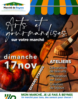 Affiche Arts et gourmandises nov 2024