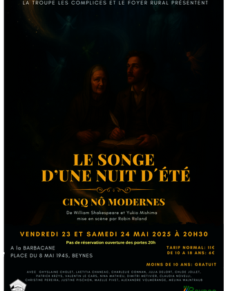 affiche théâtre foyer rural les complices 2025