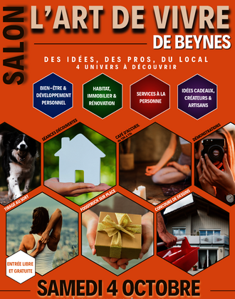Affiche beynes actifs salon art de vivre 2025