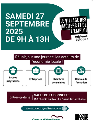 Affiche village emploi 2025