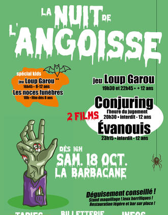 affiche nuit de l'angoisse 2025