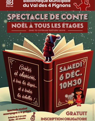 affiche conte bibliothèque 2025