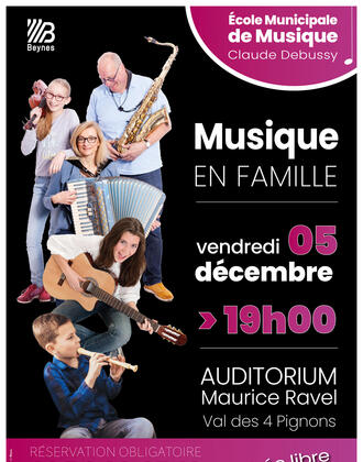 Affiche Musique en famille 2025