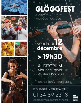 Affiche glöggfest musique nordique 2025