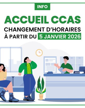 ACCUEIL CCAS HORAIRES 2026