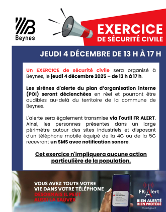 visuel exercice de sécurité civile 04/12