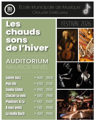 AFFICHE LES CHAUDS SONS DE L'HIVER 2026