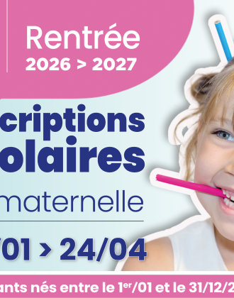 visuel inscriptions scolaires 2026
