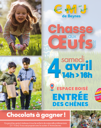 Affiche Chasse aux oeufs 2026
