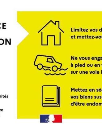 VIGILANCE JAUNE PLUIE INONDATION