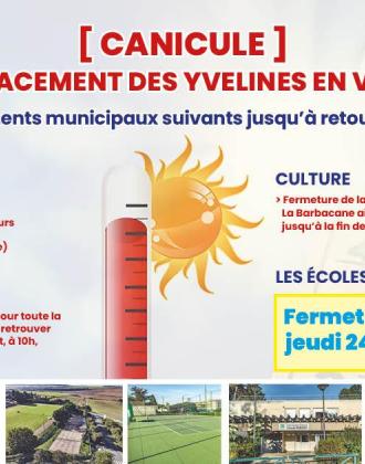 Canicule fermeture équipements municipaux