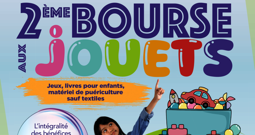 Affiche Bourse aux jouets 2024