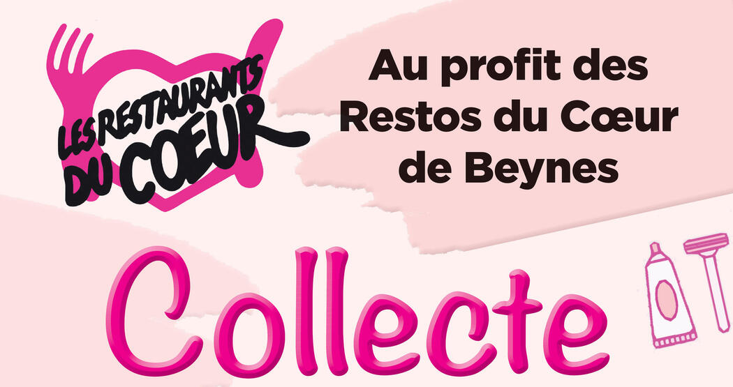 Affiche collecte restos du coeur 2025