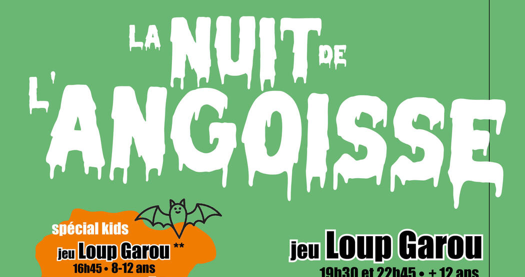 affiche nuit de l'angoisse 2025
