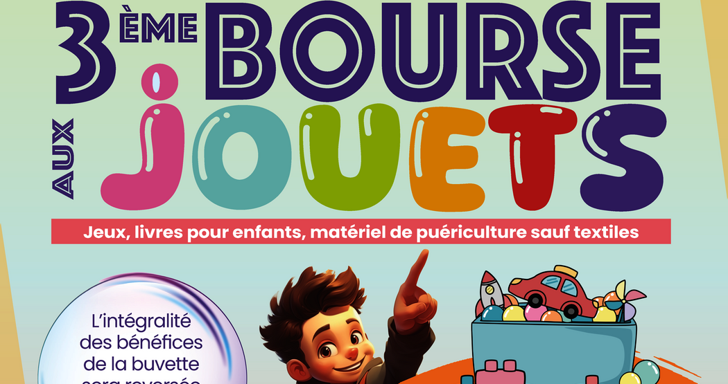Affiche Bourse aux jouets 2025