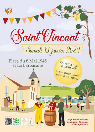 Affiche Saint Vincent Janvier 2024