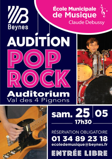 Affiche concert pop rock 25_05