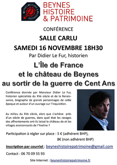 Affiche conférence BHP nov. 2024