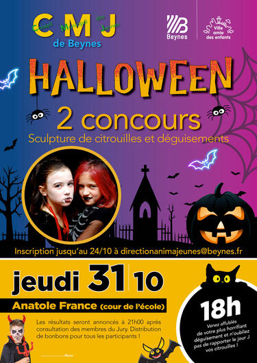 Affiche Halloween cmj 2024