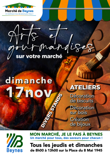 Affiche Arts et gourmandises nov 2024