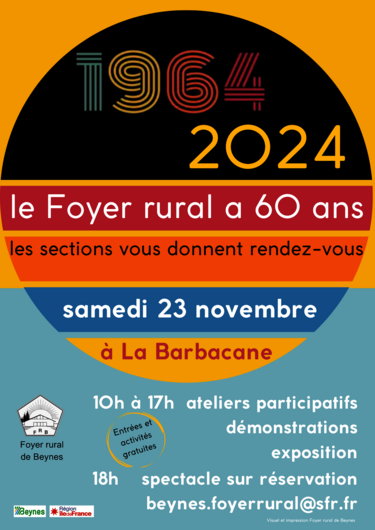 AFFICHE 60 ANS FOYER RURAL