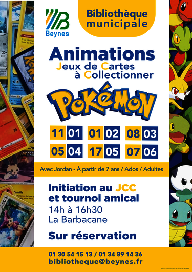 Affiche Animation Pokémon 2025