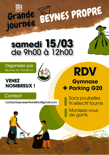 affiche journée beynes propre 2025