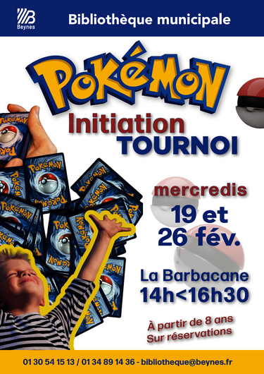 Affiche Animation Pokémon vacances d'hiver 2025