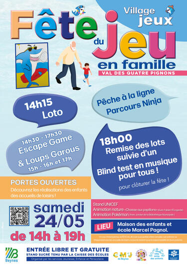 Affiche fête du jeu 2025