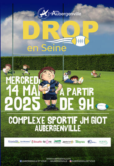 Affiche drop en Seine 2025
