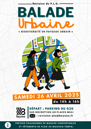 Affiche balade urbaine avril 2025