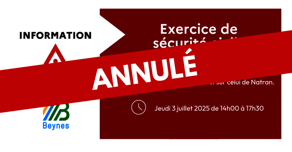 exercice securité annulation