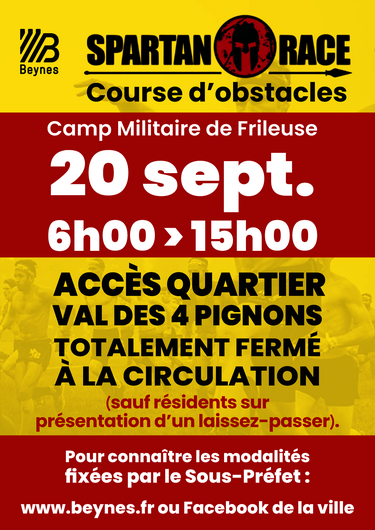 affiche restrictions spartan race