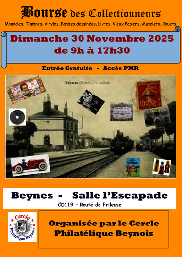 Affiche bourse collectionneurs 2025
