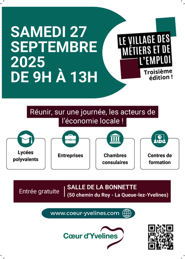 Affiche village emploi 2025