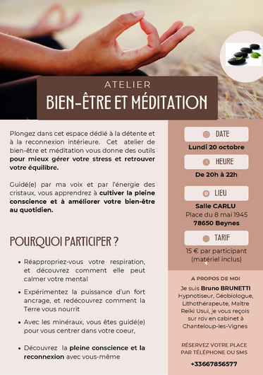 Tiss santé atelier méditation 2025