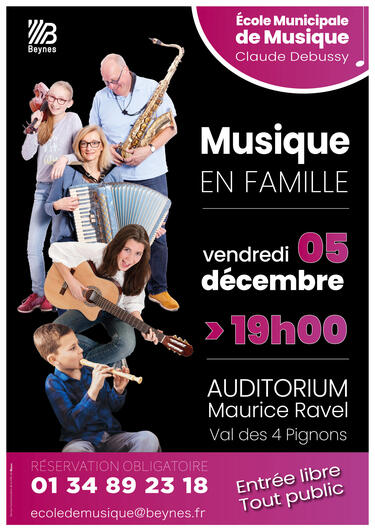Affiche Musique en famille 2025