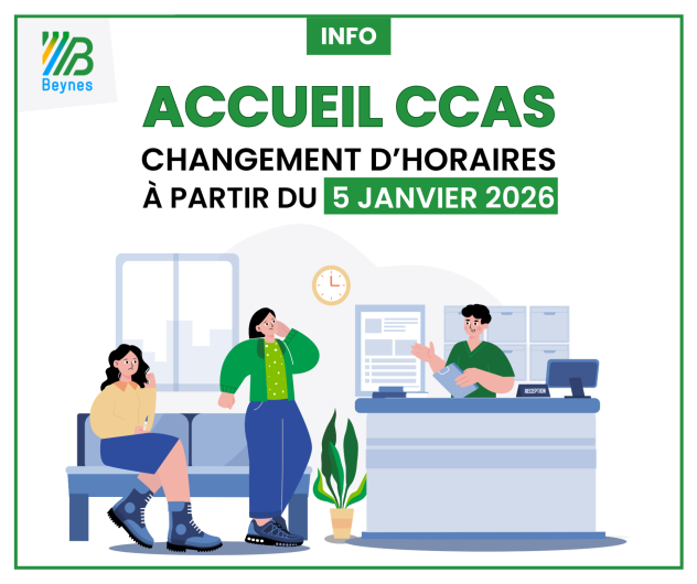 ACCUEIL CCAS HORAIRES 2026