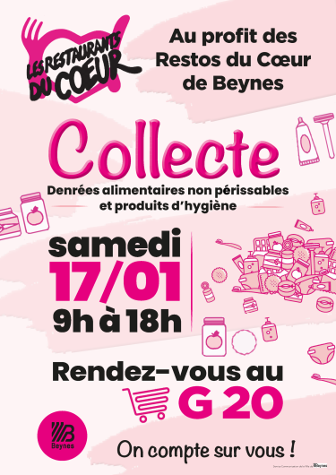 collecte restos du coeur 2026