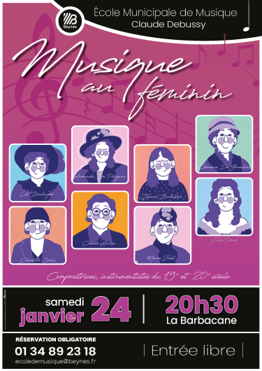 Concert musique au féminin 2026