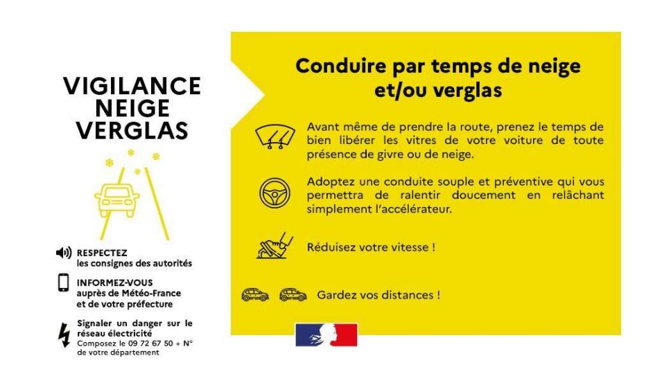 vigilance jaune neige verglas
