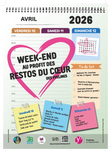 affiche we restos du coeur 2026