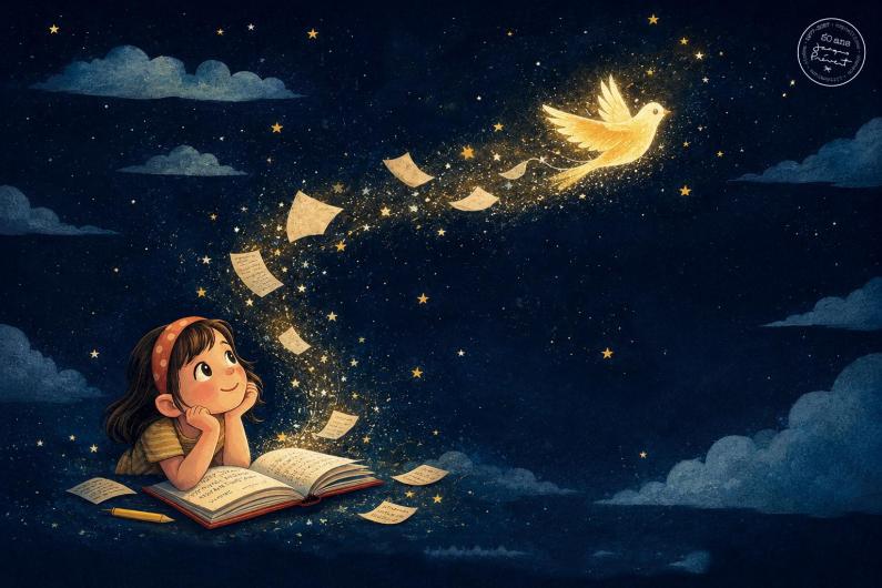 La jeune fille, l'oiseau et Prévert